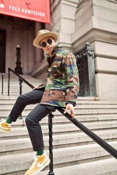 Denny Balmaceda, Camo Jacket Outfit, Camouflage Outfit, Jacket Outfit Men, Workout Man, Camouflage Fashion, Camouflage Jacket, Camo Fashion, Khaki Jacket