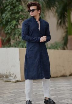 Kurta Pajama Men New Style, Mens Poses In Kurta, Poses For Men In Kurta Pajama, Kurta Pajama Men Photo Pose, Kurta Men Design Style, Blue Pathani For Men, Pose For Men In Kurta, Kurta Pajama Pose For Men, Kurta Photoshoot Men