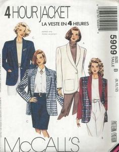 Overcast Stitch, Jacket Pattern Sewing, Patches Jacket, Women Shawl, Sewing Pattern Sizes, Oversized Jacket, Vintage Vogue