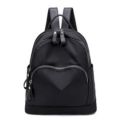 A multi-purpose backpack that can be used as school bags, on trips, or for casual outings. Waterproof School Backpacks For Women have two pockets, one main bog pocket, and the other front pocket, both have a zipper to keep your stuff secured. It comes with two straps so that there is not much weight on your shoulder when you carry it. It comes in plain black and prints too. It is lightweight, durable, and easy to carry. Features: Main Material: Oxford Technics: Embossing Gender: WOMEN Backpacks Type: Softback Capacity: 20-35 Litre Interior: Interior Slot Pocket, Cell Phone Pocket, Interior Zipper Pocket, Interior Compartment Handle/Strap Type: Soft Handle Decoration: Flowers Closure Type: zipper Exterior: Silt Pocket Carrying System: Arcuate Shoulder Strap Lining Material: Polyester Style: Backpacks For Women, Decoration Flowers, Business Bag, Mens Oxfords, Designer Backpacks, Plain Black, Diaper Backpack, Stylish Bag, Casual Backpack