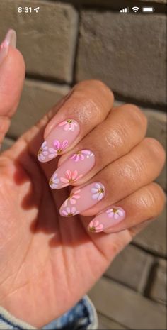 Spring Acrylic Nails, Nails 2023, Spring Nail, Nail Designs Spring, Classy Nails, Floral Nails, Chic Nails