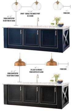 the different types of bathroom vanity tops and sinks are shown in this image, with text describing