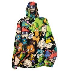 Members Only X Nickelodeon Rugrats Jacket. Brand new with tags Sales Terms: Feel Free to ask any questions about this listing before buying. 2. Please let us know if there are any issues/problems with your order, Customer satisfaction is important to me and I'll work hard to find the best solution. So please contact me prior to leaving neutral or negative feedback. 3. The only items and accessories include in this sale are the ones shown in the photos. No additional items or components are inclu Pop Culture Long Sleeve Outerwear For Streetwear, Winter Character Print Outerwear For Streetwear, Hooded Character Print Fall Outerwear, Casual Outerwear With Character Print, Streetwear Long Sleeve Outerwear With Character Print, Streetwear Outerwear With Character Print, Trendy Cartoon Print Outerwear For Streetwear, Multicolor Cartoon Print Long Sleeve Outerwear, Multicolor Cartoon Print Outerwear With Long Sleeves