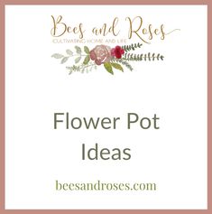 the bees and roses blog logo