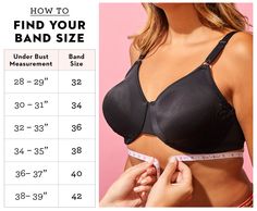 How to measure bra size at home to find the right shape bra for your breasts, according to clothing and bra experts, including a bra size chart. Correct Bra Sizing, Measure Bra Size, Full Bra, Bra Size Calculator, Bra Measurements, Bra Size Guide, Lingerie Top