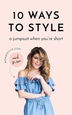 10 Ways to style a jumpsuit when you’re short Jumpsuits have been the petite enemy for years. They can’t be fixed with a simple “cut from the bottom” like other pieces; between being too long in the body and leaving many inches of spare material at the bottom, jumpsuits have been drowning us petite women for years. Until, of course, the glorious invention of petite-sized jumpsuits that have literally saved short women around the globe! www.BombPetite.com Petite Jumpsuit Outfit, Short Women, Jumpsuit Outfit, Lifestyle Tips, Women Lifestyle