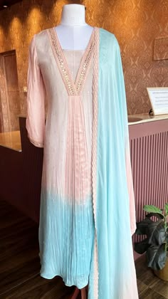 High Neck Suits Indian Style, Broad V Neck Kurti Design, Aline Kurti Designs Latest, A Line Kurta Designs Latest, A Line Kurta Designs, Gorget Kurti Designs Latest, Lining Kurti Pattern, V Shape Neck Design Kurti, Handwork Kurti Designs