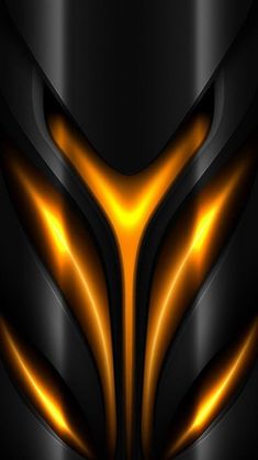 an abstract black and gold background with lines in the center, resembling to a stylized design