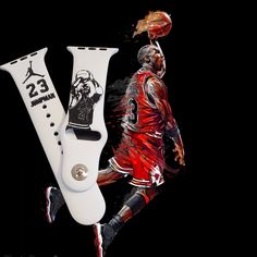 Michael Jordan Inspired Watch Band compatible with Apple Watch, all series and all sizes. If you need help or have specific questions, feel free to reach out! Michael Jordan Basketball, Jordan Basketball, Silicon Bands, Native American Art, Michael Jordan, Watch Band, Watch Bands, Apple Watch, Iphone Case