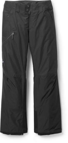 Focused on versatility and mobility  the Patagonia Insulated Powder Town women's snow pants keep you warm and protected with a 2-layer weatherproof shell  cozy insulation and an articulated fit. Snow Pants Women's, Womens Snow Pants, Chloe Kim, Bib Snow Pants, Patagonia Nano Puff, Womens Parka, Ski Pants, Snow Pants, Rei Co-op