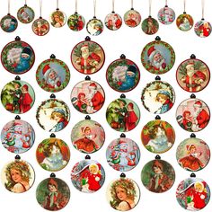 PRICES MAY VARY. Sufficient Amount: you will receive 48 pieces of Victorian Christmas ornaments in 12 designs, 4 pieces for each design, as well as 1 bundle of 10 meters/ 32.81 ft long rope; Sufficient quantity and various designs of vintage Christmas ornaments can satisfy your holiday decorative needs and DIY demands, also allow you to share with friends and family Reliable Material and Clear Printing: these retro Christmas ornaments are made of wood material with bright color printing, sturdy Vintage Christmas Ornaments 1950s, Retro Christmas Ornaments, Elf Christmas Decorations, Vintage Christmas Tree Decorations, Retro Christmas Decorations, Elf Decorations, Victorian Christmas Ornaments, Retro Christmas Tree, Christmas Crafts To Make