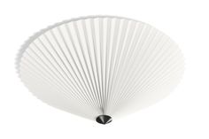 a white fan is shown against a white background