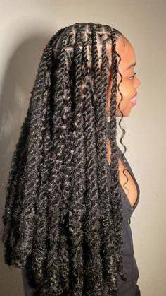 Cuban Twist With Curls, Big Twists For Black Women, Quick Natural Hair Styles, Cute Box Braids Hairstyles, Quick Braided Hairstyles, Twist Braid Hairstyles, Protective Hairstyles Braids