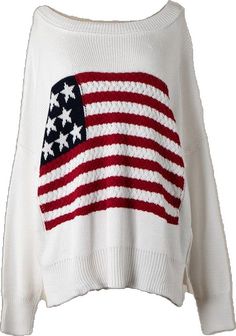 Flag Sweater, Usa Sweater, Party In The Usa, American Flag Sweater, Cute Sweaters, American Flag, Knitted Sweaters, Flag, Boutique