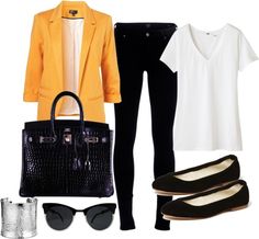 Yellow Blazer, Classy Casual, Passion For Fashion, Autumn Winter Fashion, Work Outfit, Black Pants, Dress To Impress, Style Me, What To Wear