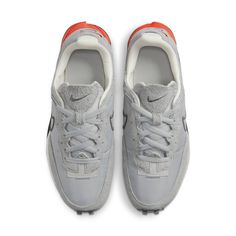 WMNS Nike Fontanka Waffle Light Smoke Grey Womens DC3579-003 Nike Fontanka Waffle, Nike Fontanka, Round Toe Heels, New Wave, Leather Fabric, Nike Women, Waffles, Nike, Heels