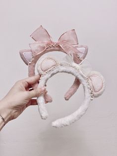 Bear/Cat Ears Headband 🌸Only two items available at this time, please send a message for the bear or cat ears. 🌸Handmade fuzzy headband. 🌸One size fits all. 🌸Materials may include silicon, acrylic, polyester, fluff, plastic accessories. 🌸Please understand that due to lighting and changes in color due to different screens can affect the appearance of some colors. 🌸Please note that each headband is unique and may be slightly different due to the availability of certain items. Thank you for your understanding. 🌸Please understand I am not responsible for broken or damaged products once they are in your care. Please do not hesitate to reach out should you have any issues when you receive your order. Cute Ears Headband Gift, Cute Adjustable Bunny Ears Headband, Cute Adjustable Bunny Ears Hair Accessories, Cute White Hair Accessories With Ears, Whimsical Adjustable Cat Ears Headband, Pink Ears Headband Gift, Pink Ears Headband As Gift, Pink Headband With Ears For Gift, Adjustable Bunny Ears Headband