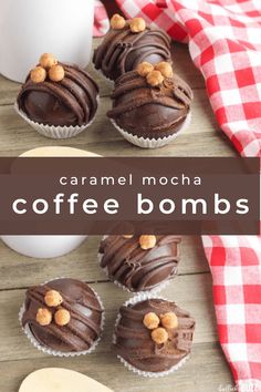 These delectable Caramel Mocha Coffee Bombs are made with delicious chocolate, espresso mix, and caramel for a scrumptiously warm and delicious drink. Coffee Candy Recipe, Coffee Flavored Dessert Recipes, Coffee Bombshell Recipe, Caramel Mocha Coffee, Hot Chocolate Bombshell Recipe, Coffee Bomb Recipe, Hot Chocolate Bombshell Recipe Easy, Hot Chocolate Bombshell Fall, Coffee Bomb