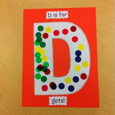 the letter d is for dots