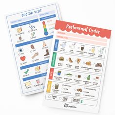 two printable reward cards for doctors to use