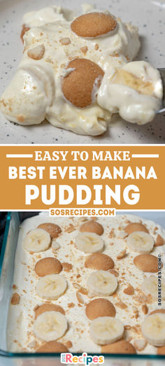 the best ever banana pudding recipe is easy to make