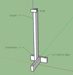 a drawing of a pole with measurements for the top and bottom section, including height