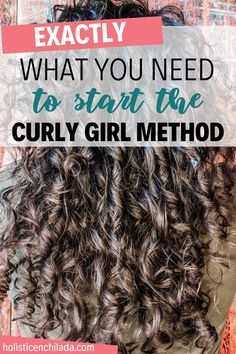 Curly Hair Products For Beginners, Curly Hair Method Products, How To Start Curly Hair Journey, Curly Hair Method Steps, 3b Curly Hair Products, Hairstylist Products, Curly Girl Products, Curly Girl Method Products, Curl Method