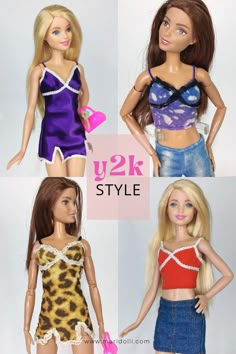 barbie
barbie clothes
y2k aesthetic
y2k
mtm barbie
barbie doll Romper Tutorial, Barbie Things, Fall Fashion Skirts, Doll Things, Diy Barbie Clothes