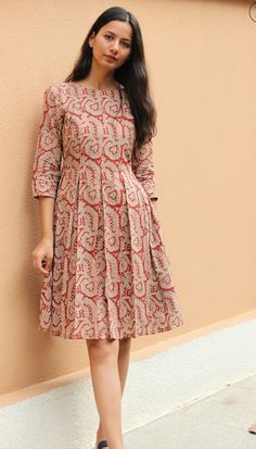 Mogra Designs, Short Frocks, Kalamkari Dresses, Frock Patterns