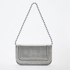 Shoulder Bag Charcoal Gray Elegant Gray Pouch Bag, Chic Silver Zara Shoulder Bag, Zara Silver Shoulder Bag For Evening, Zara Silver Evening Shoulder Bag, Silver Zara Shoulder Bag For Evening, Zara Rectangular Party Bags, Zara Silver Evening Bag, Chic Silver Zara Bags, Zara Clutch Shoulder Bag For Daily Use