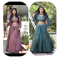 Pure chinon lehenga for women, blue lehenga choli for bridesmaid, designer Indian wedding dress, ready made sequence lehenga choli for gift Lehenga Details:-  Lehenga Color : 1) Onion 2)Blue Lehenga Fabric : Pure chinon  Lehenga Work :Embroidery Sequence Work & Handwork With Can Can and Real Handwork Lehenga inner: Micro Cotton Lehenga Type : Fully Stitched Lehenga Size (width) :  up to 42, Free Size (Regular Fit) Lehenga Length: up to 41 inch Lehenga Flair : 5 Meter Flare Choli(Blouse) Details:  Choli Color : Matching Choli Fabric : Pure chinon  Choli Inner: Micro Cotton Choli Work :Embroidery Sequence Work & Handwork With Can Can and Real Handwork Choli Type :  1 Meter Fully stitched. Choli size : M -38 ( up to L-40 margin), XL42 (up to 2XL - 44Margin)  Blouse wear by model is just for m Blue Lehenga Choli, Sequence Lehenga, Bridal Anarkali, Lehenga For Women, Cotton Lehenga, Choli Blouse, Lengha Choli, Blue Lehenga, Beauty Creations