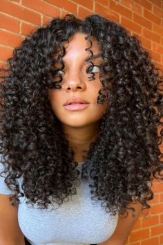 Long Layered Curly Hair, Layered Curly Haircuts, 3c Curly Hair, 3c Natural Hair, Natural Curly Hair Cuts, Highlights Curly Hair, Layered Curly Hair, Cute Curly Hairstyles, Beautiful Curly Hair