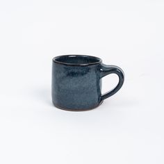 Espresso Cup in Indigo on a white background Northern Vermont, Espresso Cups Ceramic, Shot Cups, Entertaining Gifts, Lantern Floor Lamp, Mini Table Lamps, Espresso Shot, Cordless Lamps, Mini Lamp