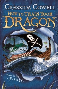 the book cover for how to train your dragon by cressida cowell, illustrated by