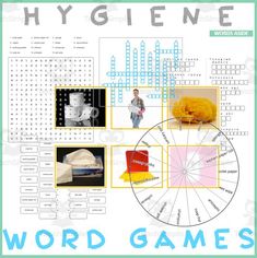 Word Games with Puzzles | Crossword Wordsearch Anagram | HYGIENE .Designed for usage across multiple grade levels, this teaching resource known as 'Word Games with Puzzles' seamlessly integrates essential vocabulary study with an engaging cleaning theme . This resource is incredibly versatile and adaptable to fit a variety of learning environments .It invites educators in public schools, or even those that teach in a homeschooling setting, to invigorate their Language Arts curriculum while ca...