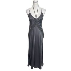 Zara Midi Camisole Slip Dress Charcoal Grey Womens Size S 0881 306 New Midi Length, Side Zip Closure, Satin, Criss Cross Back, New With Tags,Minor Dirt Spots, Big/Noticeable Pulls Are Shown In Photos, Small Pulls All Throughout. Grey Slip Dress, Ruffle Tulle Dress, Midi Silk Dress, Combination Dresses, Crochet Midi Dress, Structured Dress, Embroidered Midi Dress, Silky Dress, Rust Dress