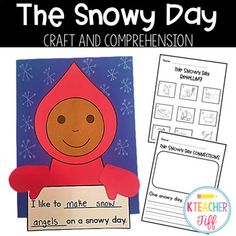 the snow day craft and worksheet for kids