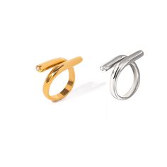 Elegant and Delicate Ring - Material: 18K Gold Plated - Color: Gold or Silver - Size: 7 - Included: * 1 Ring Bar Ring, Delicate Rings, Jewelry Care, Cloth Bags, Ring Earrings, Necklaces Bracelets, Gold Rings, 18k Gold, Gold Plate