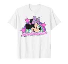 minnie mouse shirt with the word minnie on it