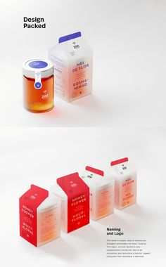 the packaging is designed to look like honey