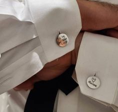 "*THIS IS A BLANK CUFF LINKS. IT DOES NOT COME WITH ANY LOGOS -Please leave a note specifying your message and logo. You can choose any logos you want or font from my fonts list -If you do not leave the note specify the font type, I will use font #1, 10 or 13 from my fonts list. Stainless steel cuff links measuring 5/8 inch each are engraved with the handwriting or any symbol of your choice. Choose circle or square. This unique cuff links would make a great gift or special occasion accessory in Personalized Classic Wedding Cufflinks, Personalized Wedding Cufflinks, Cuff Links For Groom From Bride, Personalized Silver Cufflinks For Wedding Gift, Personalized Silver Cufflinks For Gift, Custom Cufflinks, Personalized Cufflinks, Cufflinks Wedding, Important Dates