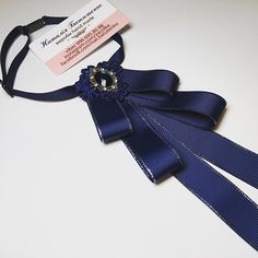 Navy Women Bow Tie Navy bow ties for women Elegant ladies Bow Tie Back to school Neckties navy ribbo Navy Bow Tie, Ties For Women, Tie For Women, Brooch Diy, Brooch Handmade, Bow Brooch, Bead Sewing, Elegant Ladies, Women Halloween