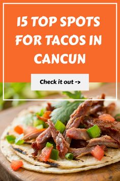 the top spots for tacos in cancun