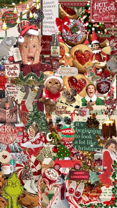 a collage of many different christmas items