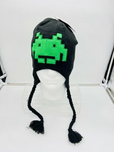 New with Tags NWT Space Invaders Peruvian Beanie Laplander Hat. Space Invaders, Tags, Hats, Free Shipping, Best Deals