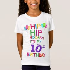 Hip, Hip, Hooray It's your Birthday t-shirt! Add any child's year for a special gift. Jump Birthday Party, It's My Birthday Shirt, Girls 3rd Birthday, Confetti Birthday Party, Confetti Birthday, Special Birthday Gifts, Fun Birthday Party, Confetti Party, Birthday Tshirts