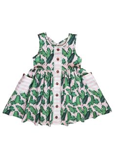 Swoon Baby The Beverly Collection Prim Pocket Dress Style 22-60 Cute Cotton Sleeveless Dress For Garden Party, Green Cotton Dress For Dress-up, Sleeveless Cotton Twirl Dress For Garden Party, Pink Cotton Sleeveless Dress For Garden Party, Cute Green Dress For Vacation, Cute Green Vacation Dress, Cute Pink Sleeveless Dress For Vacation, Shabby Chic Clothing, Baby Watercolor