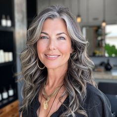 magnific sEH9fozprBop1CFwGev6 Dark Espresso with Sleek Silver Strands Brown Hair With Silver Highlights, Shorts Haircuts, Deep Brown Hair, Gray Blending, Grey Hair Journey, Silver White Hair, Silver Haired Beauties