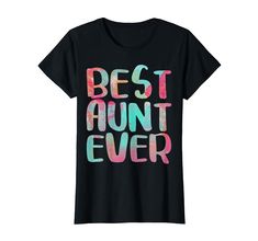 PRICES MAY VARY. Perfect Gift Idea for Woman - Best Aunt Ever Shirt. Funny gag present from kids, daughters, sons, niece, nephew, daddy, dad, papa, father in law, husband, boyfriend, friend, parents, grandpa, grandma, mom for aunty on Mother's day / Christmas party 2024 Humor Saying Best Aunt Ever TShirt. Complete your collection of Rocking life accessories from him for her (apron, necklace, outfit, locket, fun hat, pajamas, bracelet, charm, collar, keychain, coffee mug, sticker decal, picture f 2023 Humor, Newyear Gift, Best Aunt Ever, Best Auntie Ever, Mug Sticker, Party 2023, Auntie Shirts, Funny Presents, Necklace Outfit