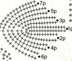 an old fashioned cross stitch pattern is shown in black and white, with the number sevens on it